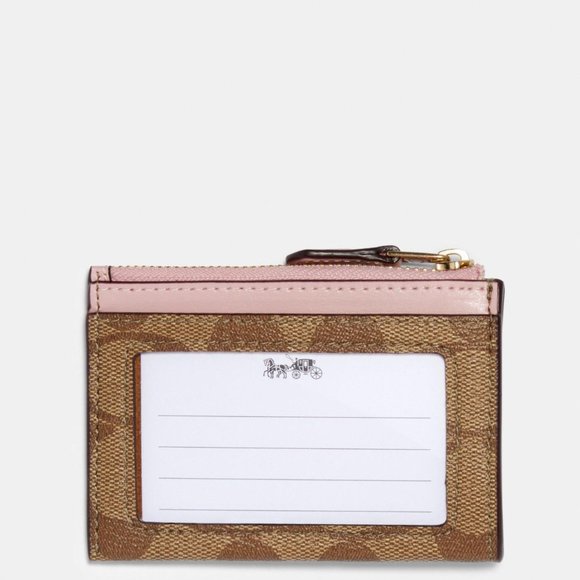 Mini Skinny Id Case In Signature Canvas - Picture 3 of 15